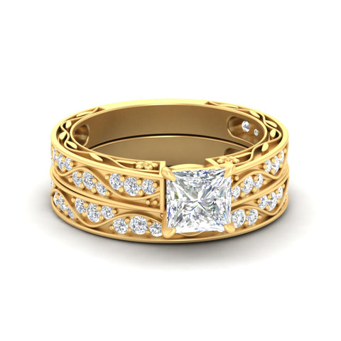 princess-cut-antique-filigree-diamond-bridal-ring-set-in-yellow-gold-fdens3543prsleep-nl-yg.jpg