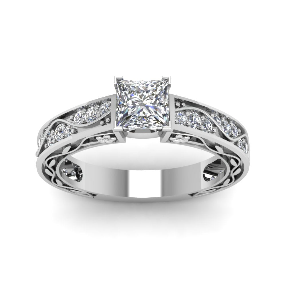 princess-cut-antique-filigree-diamond-ring-in-14K-white-gold-FDENS3543PRRANGLE5-NL-WG