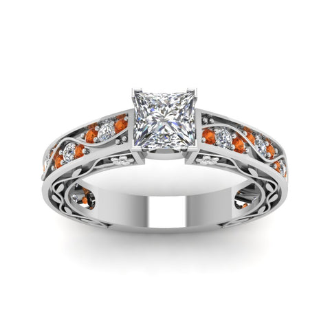 princess-cut-antique-filigree-diamond-ring-with-orange-sapphire-in-950-platinum-FDENS3543PRRGSAORANGLE5-NL-WG_36d9ba82-2b0f-47c1-ba89-f626d9d22500