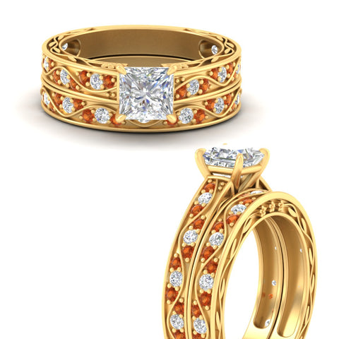 princess-cut-antique-filigree-orange-sapphire-bridal-ring-set-in-yellow-gold-fdens3543prgsaorangle3-nl-yg.jpg