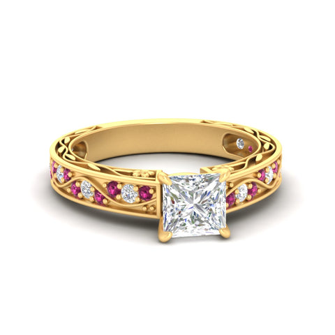 princess-cut-antique-filigree-pink-sapphire-engagement-ring-in-yellow-gold-fdens3543prrgsadrpisleep-nl-yg.jpg