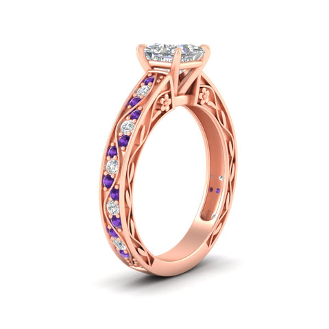 princess-cut-antique-filigree-purple-topaz-engagement-ring-in-rose-gold-fdens3543prrgvitoangle2-nl-rg.jpg