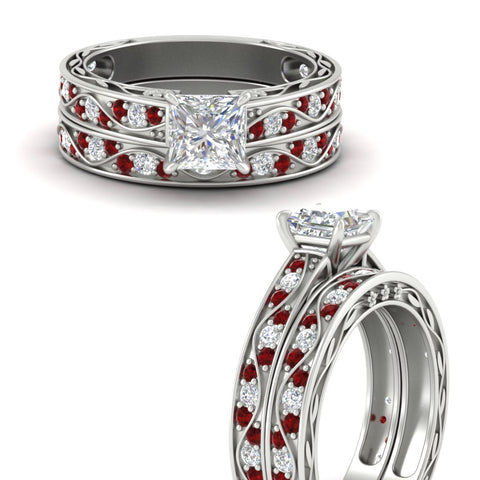 princess-cut-antique-filigree-ruby-bridal-ring-set-in-white-gold-fdens3543prgrudrangle3-nl-wg.jpg