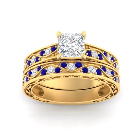 princess-cut-antique-filigree-sapphire-bridal-ring-set-in-yellow-gold-fdens3543prgsablangle5-nl-yg.jpg