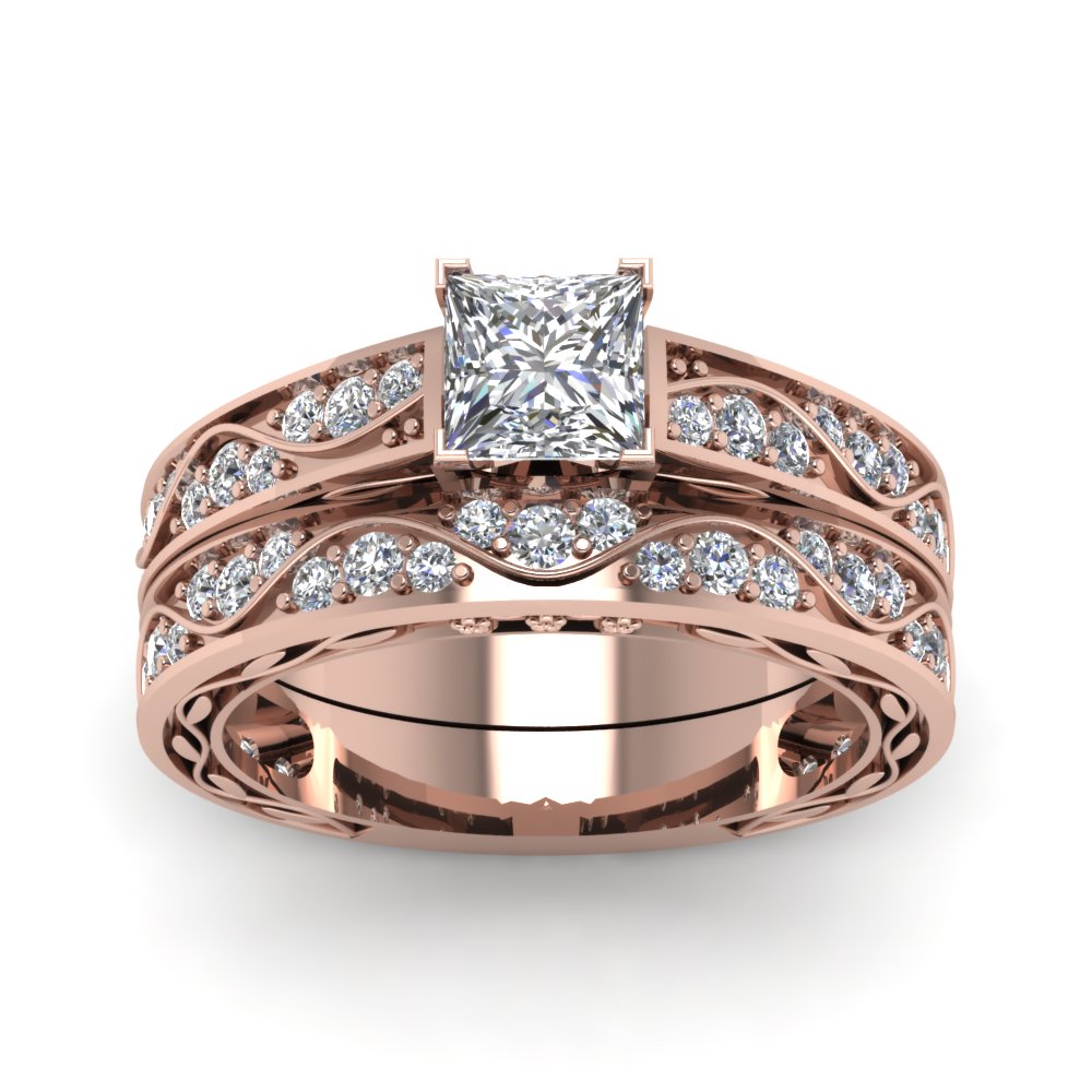 princess-cut-antique-filigree-wedding-ring-set-in-rose-gold-FDENS3543PRANGLE5-NL-RG