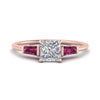 Load image into Gallery viewer, princess-cut-bar-baguette-3-stone-pink-sapphire-engagement-ring-in-rose-gold-FDENS100PRRGSADRPI-NL-RG