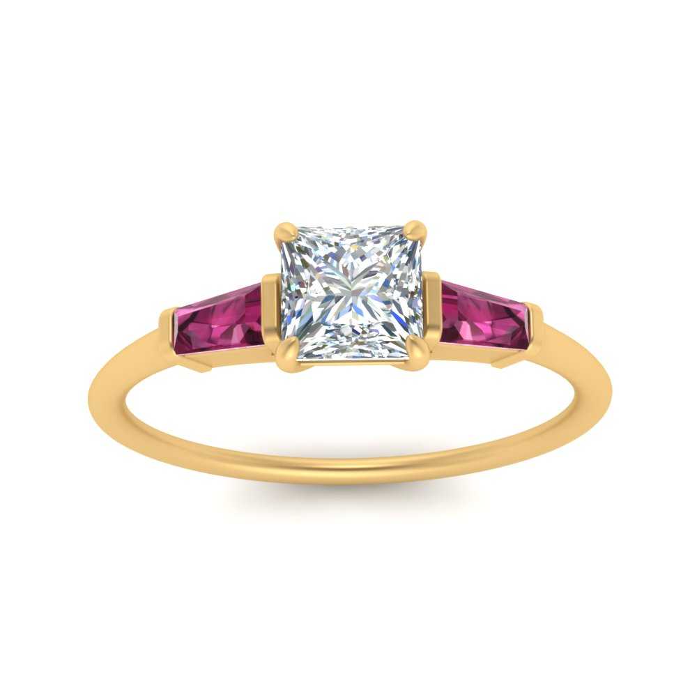 princess-cut-bar-baguette-3-stone-pink-sapphire-engagement-ring-in-FDENS100PRRGSADRPI-NL-YG