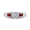 Load image into Gallery viewer, princess-cut-bar-baguette-3-stone-ruby-engagement-ring-in-white-gold-FDENS100PRRGRUDR-NL-WG