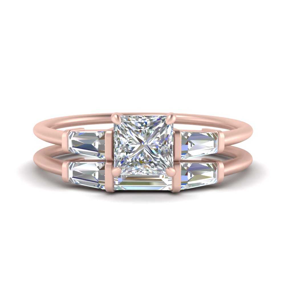 princess-cut-bar-set-diamond-ring-with-matching-3-baguette-wedding-band-in-FDENS100PR-NL-RG