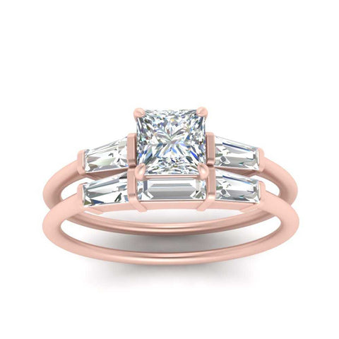princess-cut-bar-set-diamond-ring-with-matching-3-baguette-wedding-band-in-rose-gold-FDENS100PRANGLE5-NL-RG