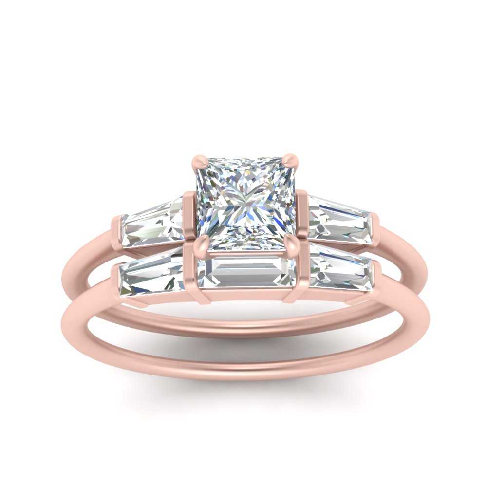 princess-cut-bar-set-diamond-ring-with-matching-3-baguette-wedding-band-in-FDENS100PR-NL-RG