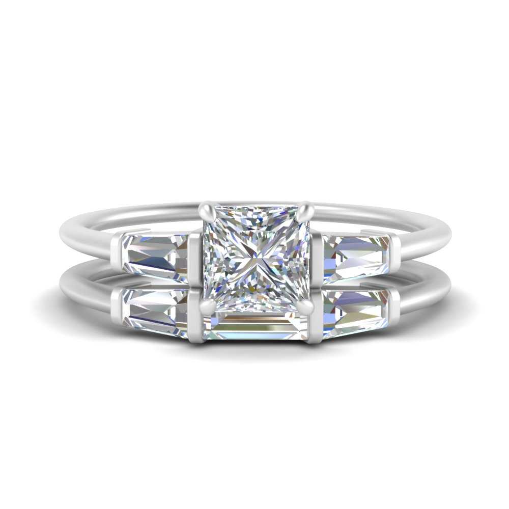 princess-cut-bar-set-diamond-ring-with-matching-3-baguette-wedding-band-in-FDENS100PR-NL-WG