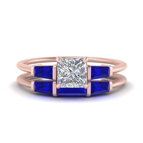 princess-cut-bar-set-sapphire-ring-with-matching-3-baguette-wedding-band-in-rose-gold-FDENS100PRGSABL-NL-RG