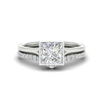 Load image into Gallery viewer, princess-cut-bezel-solitaire-ring-with-diamond-band-in-white-gold-FD11229PR-NL-WG.jpg?v=1758702874
