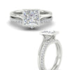 Load image into Gallery viewer, princess-cut-bezel-solitaire-ring-with-diamond-band-in-white-gold-FD11229PRANGLE3-NL-WG_fc0a89ba-086e-4ca5-b84f-0fadb8793013.jpg?v=1758702946