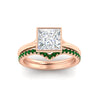 Load image into Gallery viewer, princess-cut-bezel-solitaire-ring-with-emerald-band-in-rose-gold-FD11229PRGEMGRANGLE5-NL-RG_1adc7f62-d773-42bb-9ed3-beca82db0a65.jpg?v=1758702946