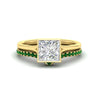 Load image into Gallery viewer, princess-cut-bezel-solitaire-ring-with-emerald-band-in-yellow-gold-FD11229PRGEMGR-NL-YG_03722491-b416-4ea4-a95f-4d096aaa2a26.jpg?v=1758702946