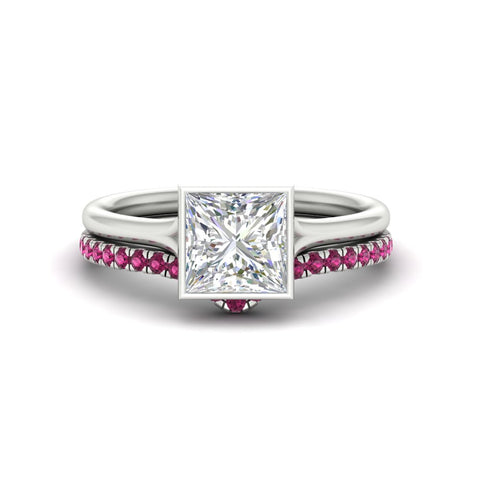 princess-cut-bezel-solitaire-ring-with-pink-sapphire-band-in-white-gold-FD11229PRGSADRPI-NL-WG.jpg?v=1758702874
