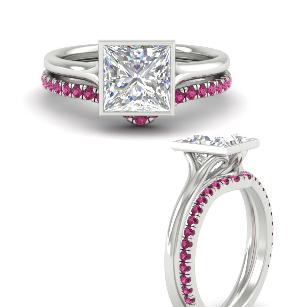 princess-cut-bezel-solitaire-ring-with-pink-sapphire-band-in-white-gold-FD11229PRGSADRPIANGLE3-NL-WG.jpg?v=1758702875