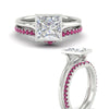 Load image into Gallery viewer, princess-cut-bezel-solitaire-ring-with-pink-sapphire-band-in-white-gold-FD11229PRGSADRPIANGLE3-NL-WG_3c243c49-a304-42aa-bf02-d44d83ee03d8.jpg?v=1758702945