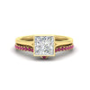Load image into Gallery viewer, princess-cut-bezel-solitaire-ring-with-pink-sapphire-band-in-yellow-gold-FD11229PRGSADRPI-NL-YG_65c24aa0-0a89-486f-877b-e600276d4b61.jpg?v=1758702946