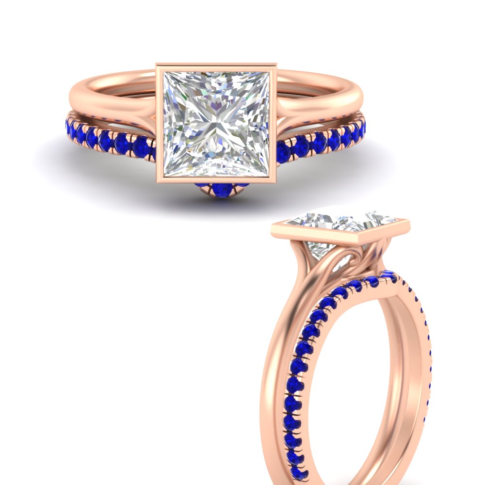 princess-cut-bezel-solitaire-ring-with-sapphire-band-in-rose-gold-FD11229PRGSABLANGLE3-NL-RG.jpg?v=1758702874