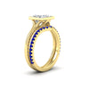 Load image into Gallery viewer, princess-cut-bezel-solitaire-ring-with-sapphire-band-in-yellow-gold-FD11229PRGSABLANGLE2-NL-YG_25618f64-9503-4709-b4cb-d2e0e0b0d8e8.jpg?v=1758702946