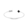 Load image into Gallery viewer, Princess Cut And Baguette Stacking Thin Ring