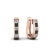 princess-cut-black-diamond-charismatic-hoops-earrings-with-white-diamond-in-14K-rose-gold-FDEAR1018GBLACK-RG