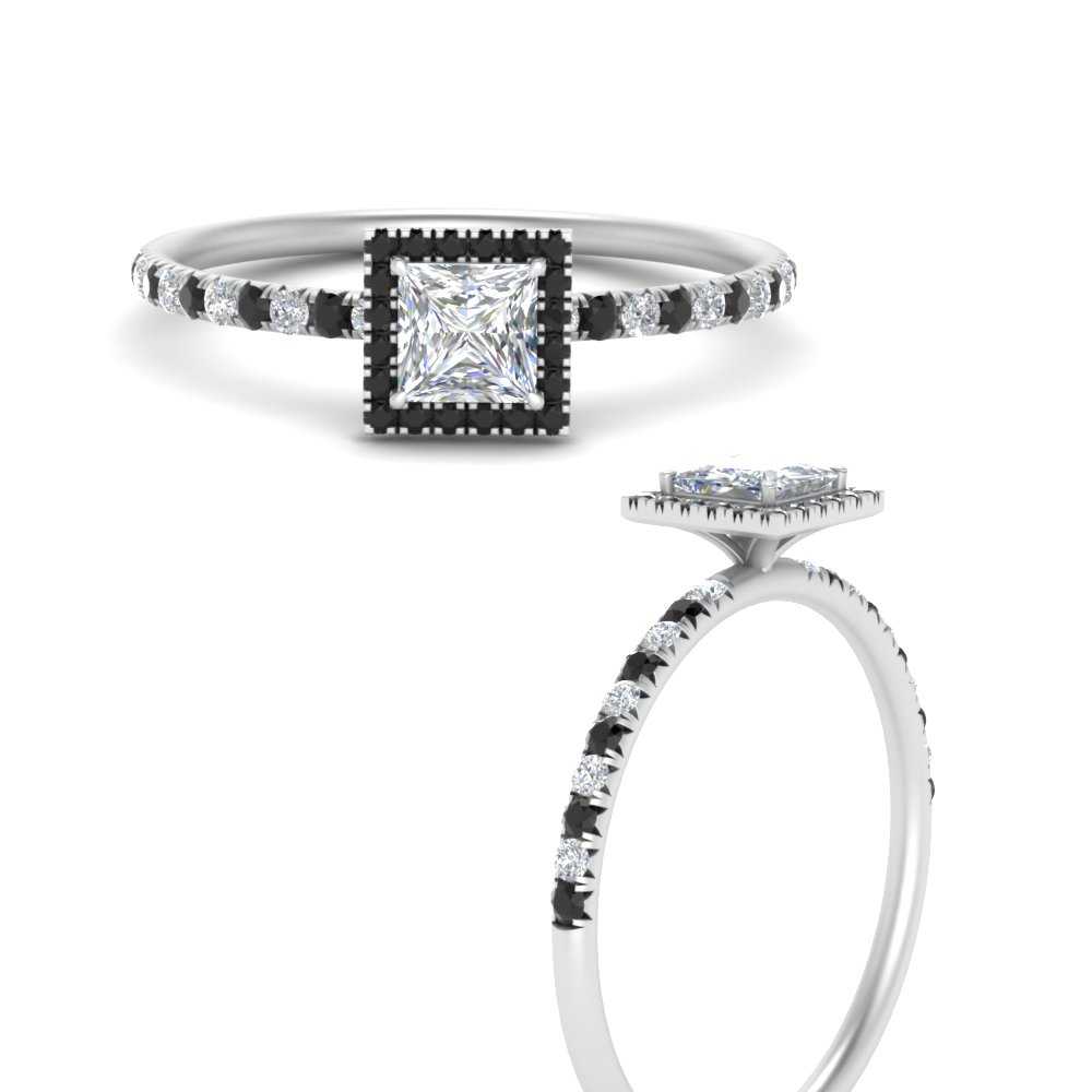 princess-cut-black-diamond-halo-petite-engagement-ring-in-white-gold-FD8523PRRGBLACKANGLE3-NL-WG