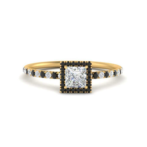 princess-cut-black-diamond-halo-petite-engagement-ring-in-yellow-gold-FD8523PRRGBLACKANGLE3-NL-YG