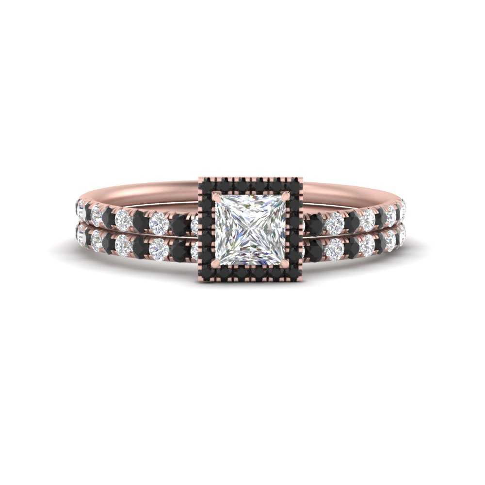 princess-cut-black-diamond-halo-wedding-ring-set-in-rose-gold-FD8523PRGBLACK-NL-RG