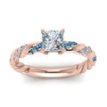 Thumbnail 53 - princess-cut-blue-topaz-twisted-vine-engagement-ring-in-rose-gold-FD9127PRRGICBLTOANGLE5-NL-RG