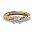 Thumbnail 79 - princess-cut-blue-topaz-twisted-vine-engagement-ring-in-yellow-gold-FD9127PRRGICBLTO-NL-YG