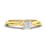 Load image into Gallery viewer, princess-cut-braided-shank-solitaire-engagement-ring-in-yellow-gold-fdens8252prrsleep-nl-yg.jpg?v=1767084748