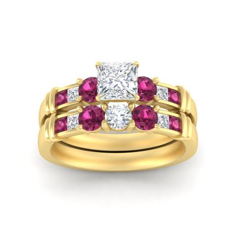 princess-cut-bridal-ring-set-with-pink-sapphire-princess-channel-accents-in-yellow-gold-fdens286prgsadrpiangle5-nl-yg.jpg