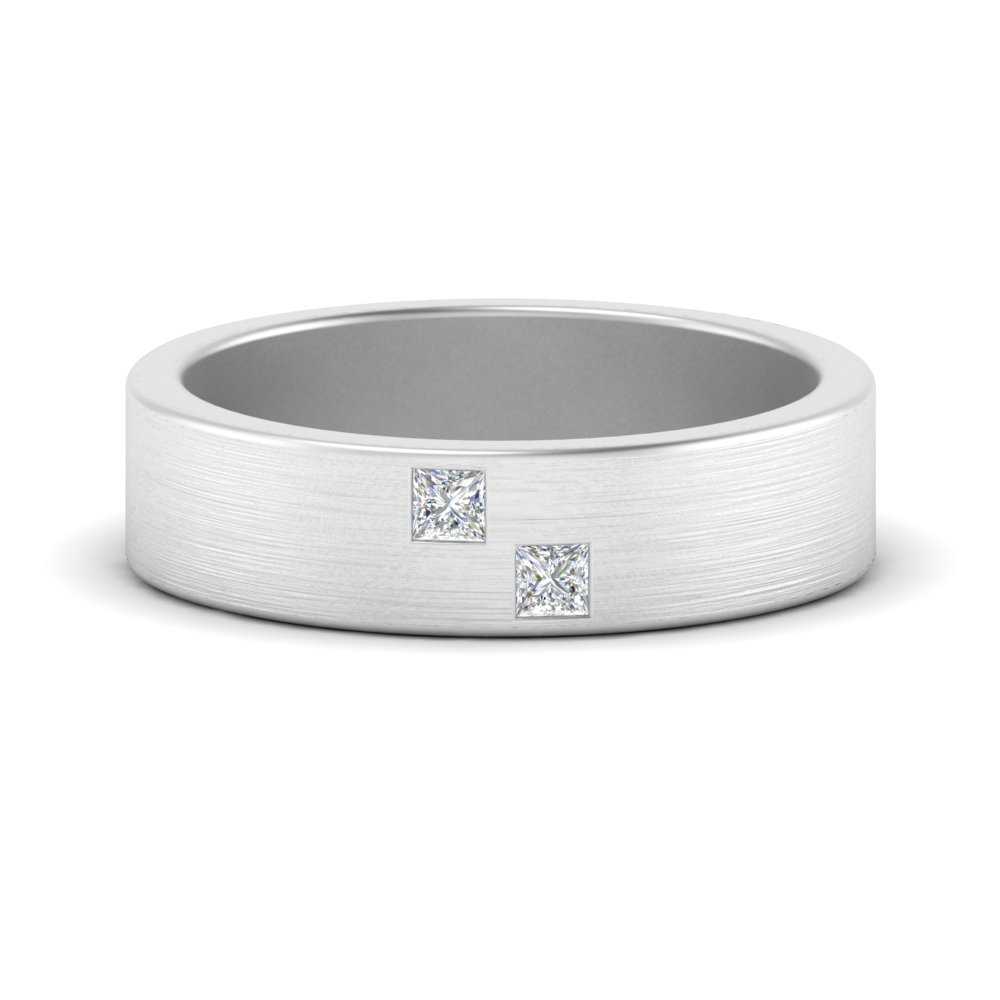 Princess Cut Brush Finish Band