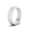 Load image into Gallery viewer, princess-cut-brush-finish-wedding-band-in-white-gold-FDM10319ANGLE2-NL-WG.jpg