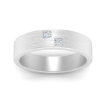 Load image into Gallery viewer, Princess Cut Brush Finish Band
