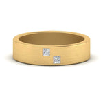 Load image into Gallery viewer, Princess Cut Brush Finish Band
