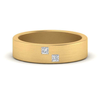 Princess Cut Brush Finish Band