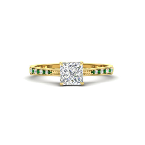 princess-cut-cathedral-pave-diamond-engagement-ring-with-emerald-in-yellow-gold-FD11145PRRGEMGR-NL-YG