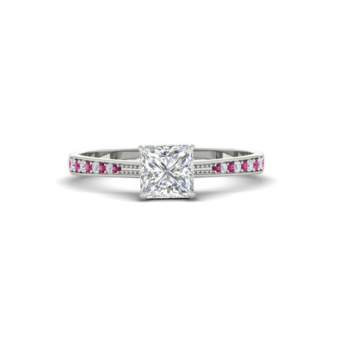 princess-cut-cathedral-pave-diamond-engagement-ring-with-pink-sapphire-in-white-gold-FD11145PRRGSADRPI-NL-WG