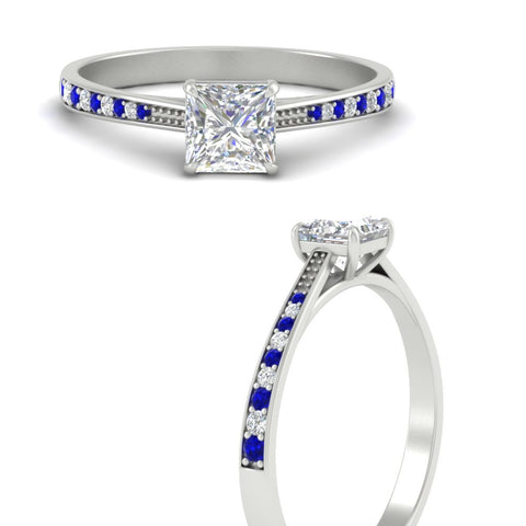 princess-cut-cathedral-pave-diamond-engagement-ring-with-sapphire-in-white-gold-FD11145PRRGSABLANGLE3-NL-WG