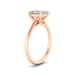 Load image into Gallery viewer, princess-cut-cathedral-solitaire-engagement-ring-in-rose-gold-FD11296PRRANGLE2-NL-RG