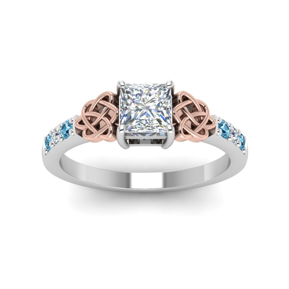 princess-cut-celtic-diamond-ring-with-blue-topaz-in-14K-white-gold-FDENS2255PRRGICBLTOANGLE5-NL-WG