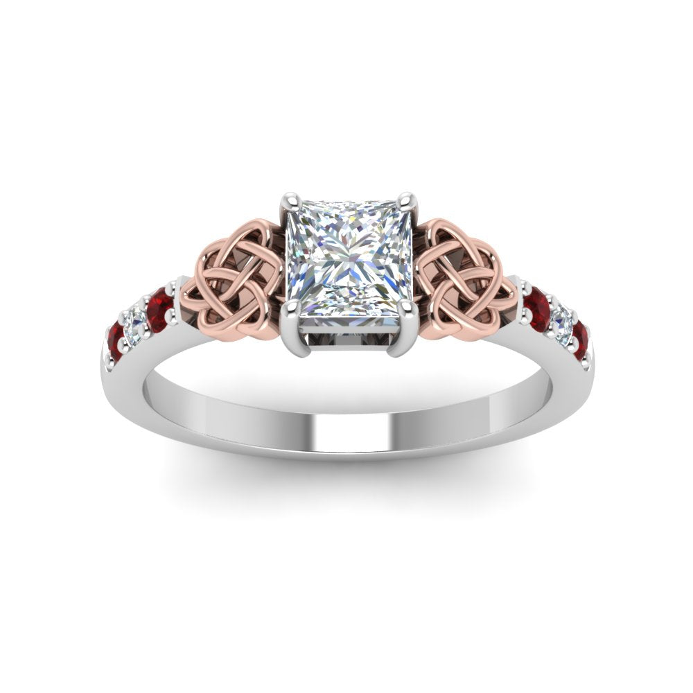 princess-cut-celtic-diamond-ring-with-ruby-in-14K-white-gold-FDENS2255PRRGRUDRANGLE5-NL-WG
