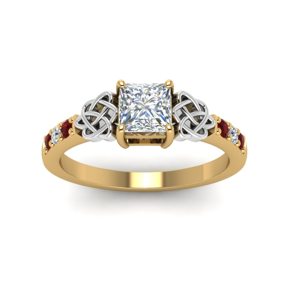 princess-cut-celtic-diamond-ring-with-ruby-in-14K-yellow-gold-FDENS2255PRRGRUDRANGLE5-NL-YG_4d2ea481-2946-4e70-aa90-9e1ff0d433d3