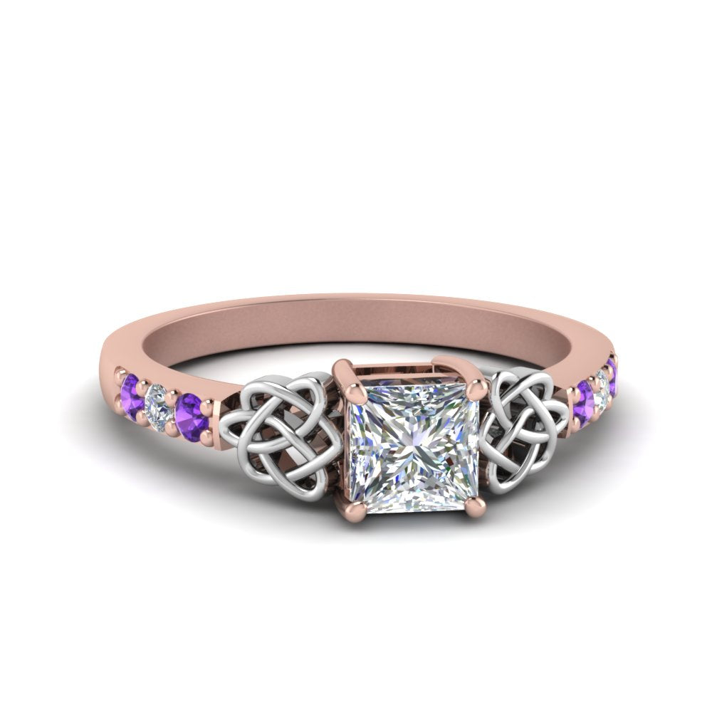 princess-cut-celtic-diamond-ring-with-violac-topaz-in-14K-rose-gold-FDENS2255PRRGVITO-NL-RG_095dc19a-0a34-489c-a1f3-91cad8b37fd4