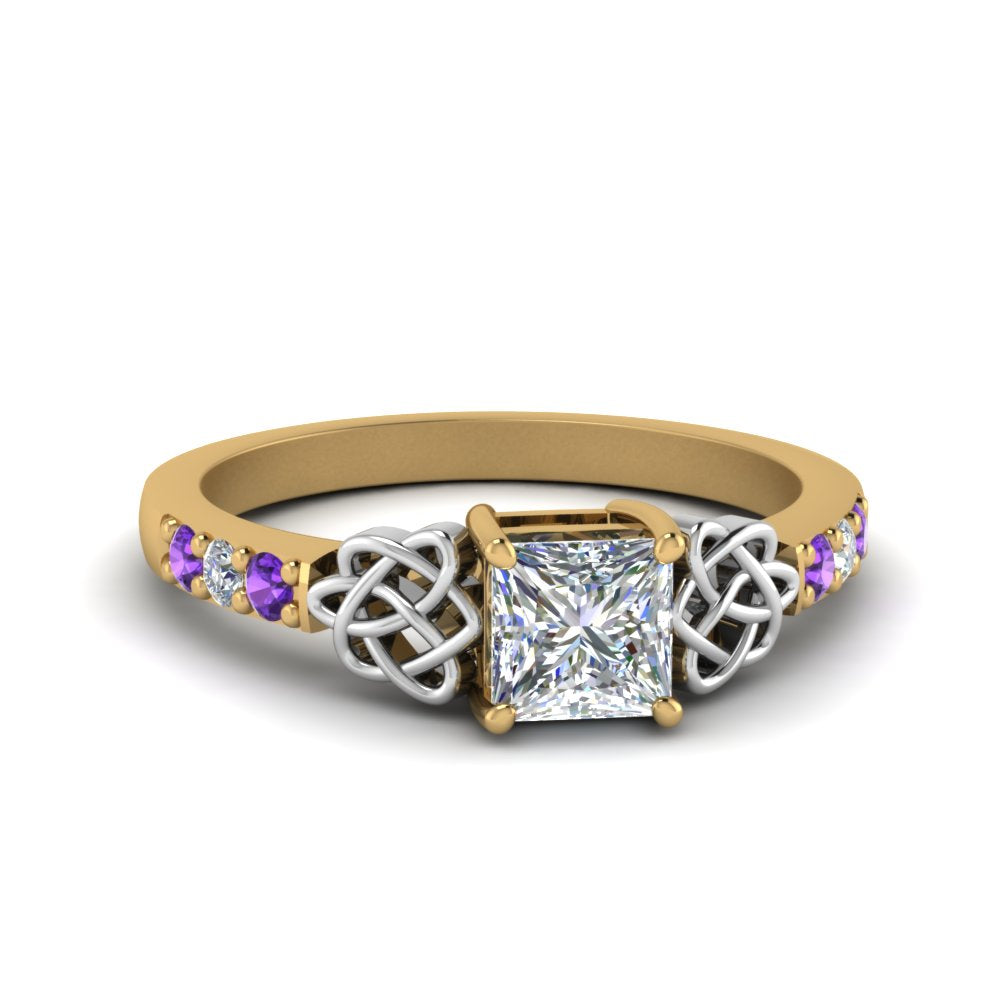 princess-cut-celtic-diamond-ring-with-violac-topaz-in-14K-yellow-gold-FDENS2255PRRGVITO-NL-YG_350096dc-30cc-4a6d-80be-24fc19b89338